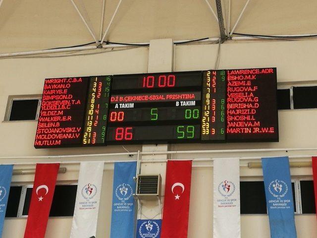 Fıba Europe Cup: D.i. B&uuml;y&uuml;k&ccedil;ekmece: 86 - Sigal Priştine: 59 1