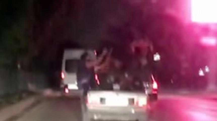 Asker Uğurlamasında Tehlikeli Yolculuk