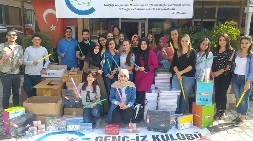 &Uuml;niversiteli İzcilerden Ana Sınıfına Destek