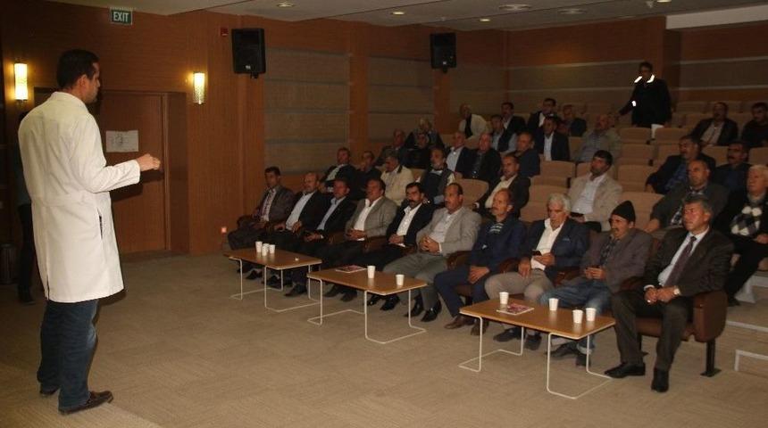 Elazığ&rsquo;da Muhtarlara Sağlık Semineri