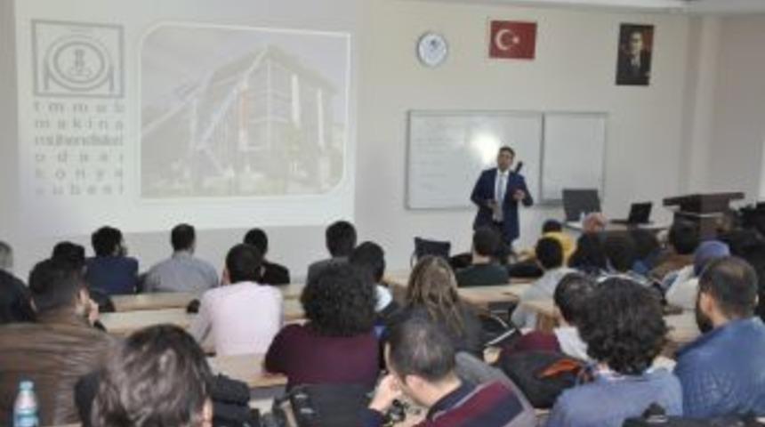 &Uuml;niversite &Ouml;ğrencilerine Makina M&uuml;hendisliği Mesleği Tanıtılıyor