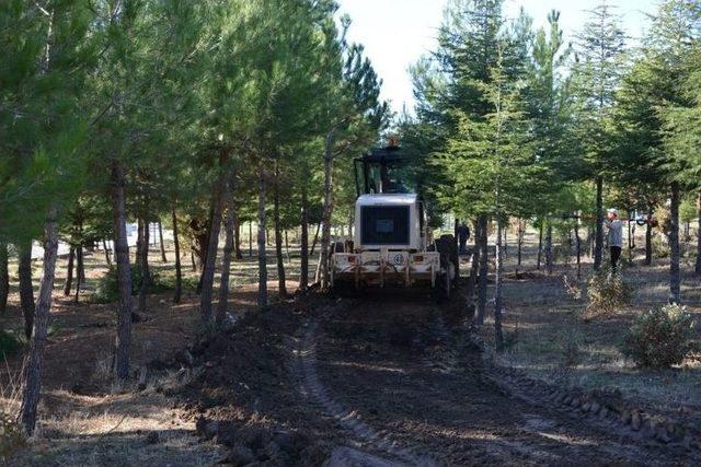 Gediz Yaşam Parkı’na Yürüyüş Parkuru, Bisiklet Yolu Ve Patent Pisti Yapımı