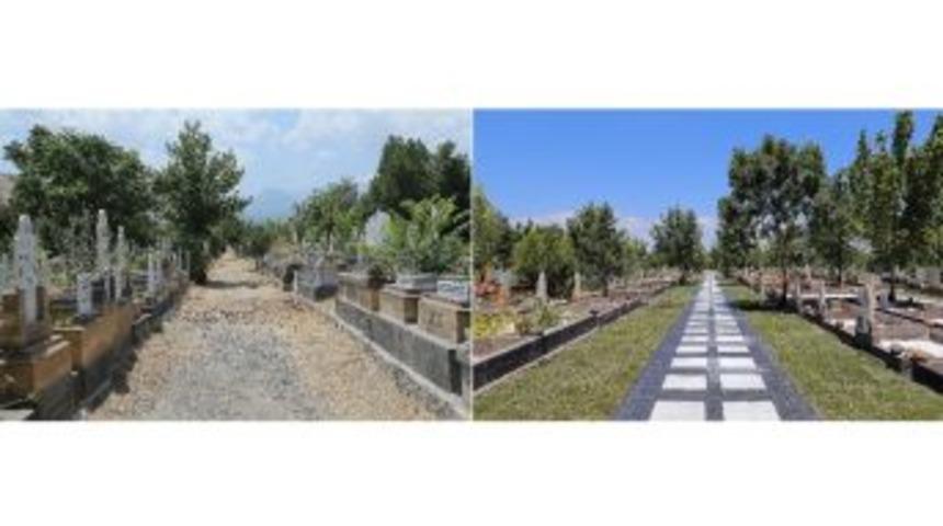 B&uuml;y&uuml;kşehir&rsquo;den &Ouml;rnek Mezarlık