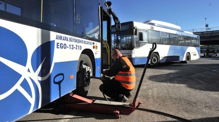 Ego Otob&uuml;sleri Kışa Hazırlanıyor