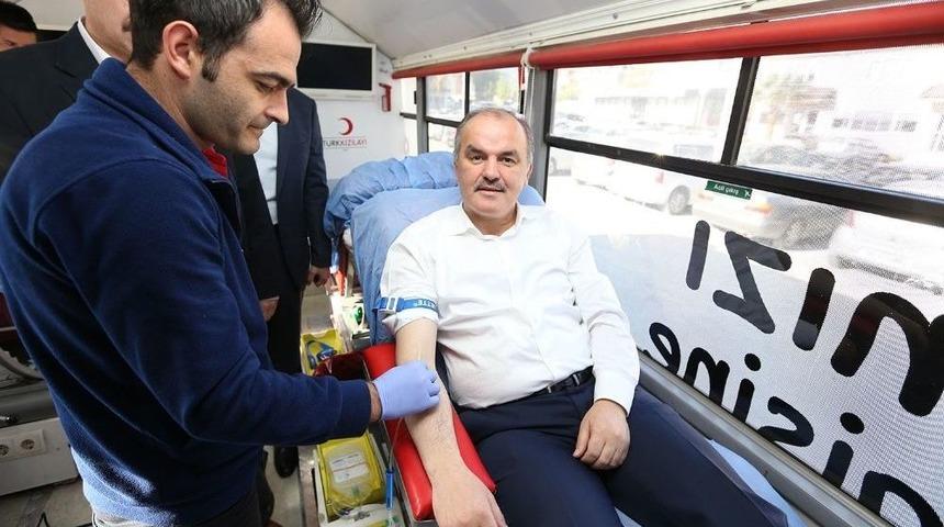 Pamukkale Belediyesi&rsquo;nden Kan Bağışı