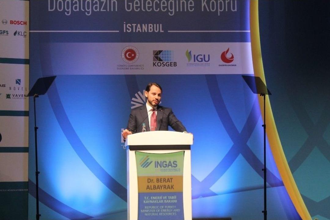 Enerji Bakanı Berat Albayrak&rsquo;tan Doğalgaz M&uuml;jdesi