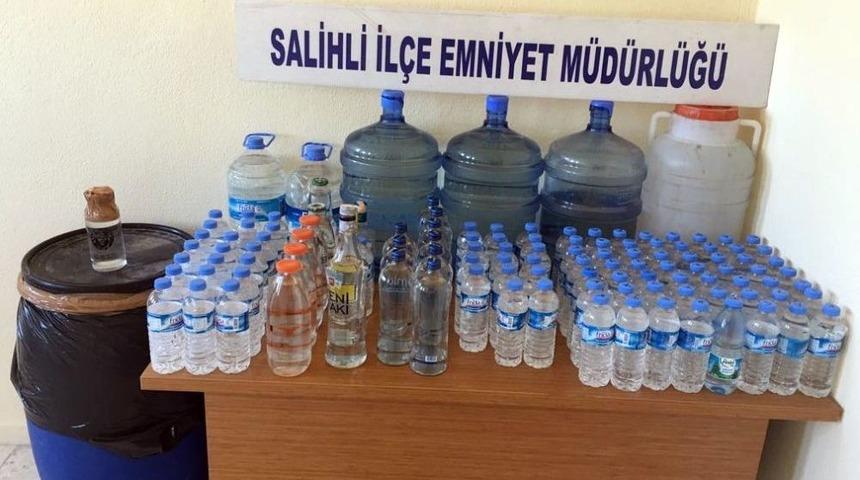 Manisa’da Kaçak İçki Operasyonu