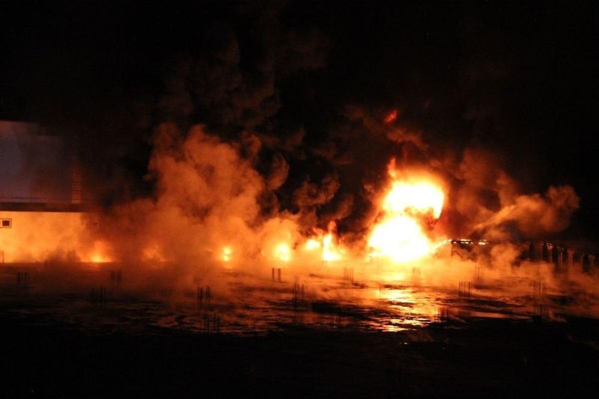 Karaman&rsquo;da Fabrika Yangını