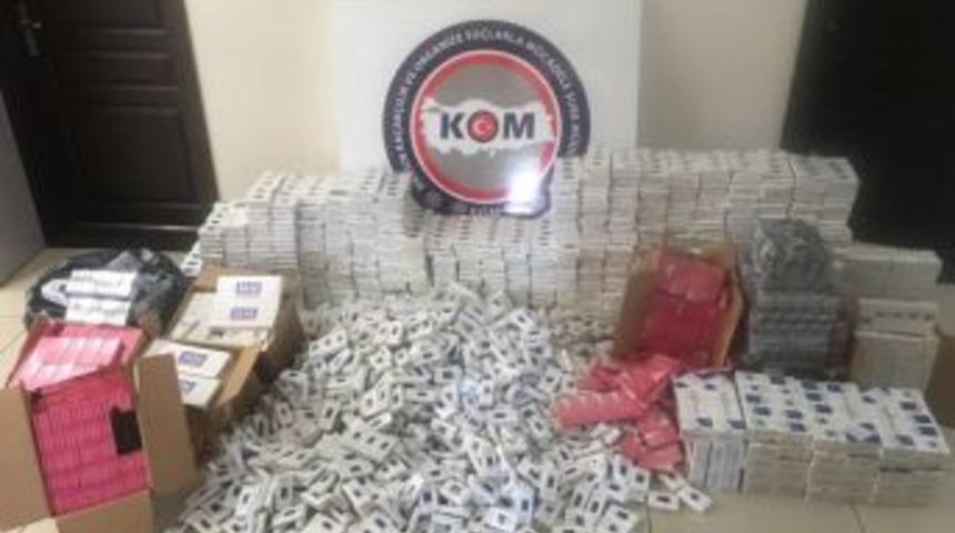 Su Kolileriyle Sigara Ka&ccedil;ak&ccedil;ılığı Polise Takıldı