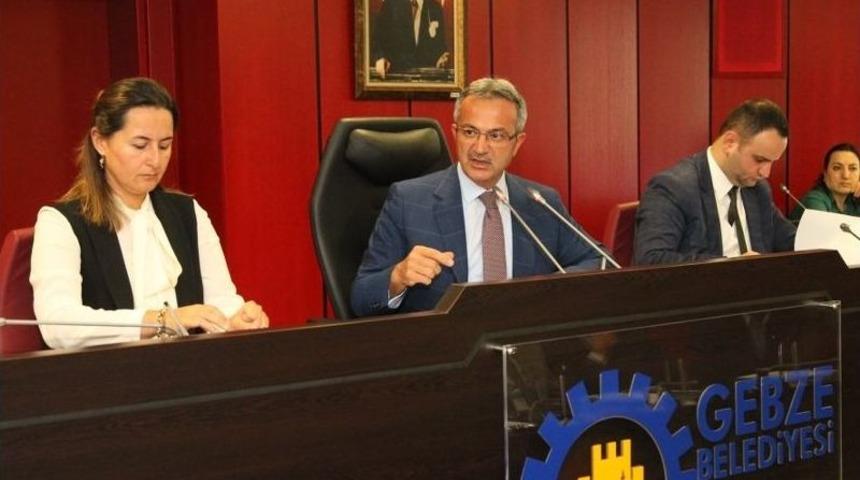 Gebze Belediyesi Kasım Ayı Meclisi Yapıldı