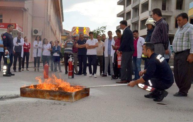 Alkü’de Gerçeğini Aratmayan Yangın Tatbikatı Nefesleri Kesti