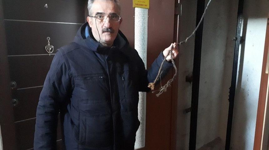 Asans&ouml;r Tamiri Sırasında Halat Koptu: 1 İş&ccedil;i Yaralı