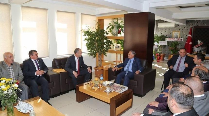 Niğde İl Genel Meclisinden Belediye Başkanı Rifat &Ouml;zkan&rsquo;a Ziyaret