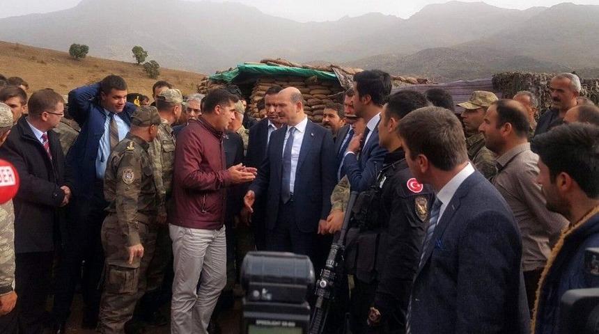 Bakan Soylu, 8 Şehidin Verildiği B&ouml;lgede