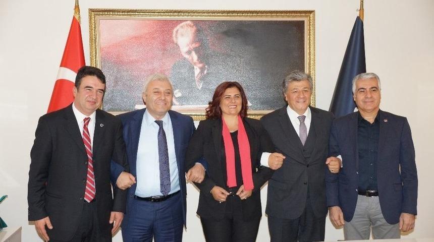 Chp&rsquo;li Balbay Ve &Ouml;zkan&rsquo;dan Başkan &Ccedil;er&ccedil;ioğlu&rsquo;na Destek Ziyareti