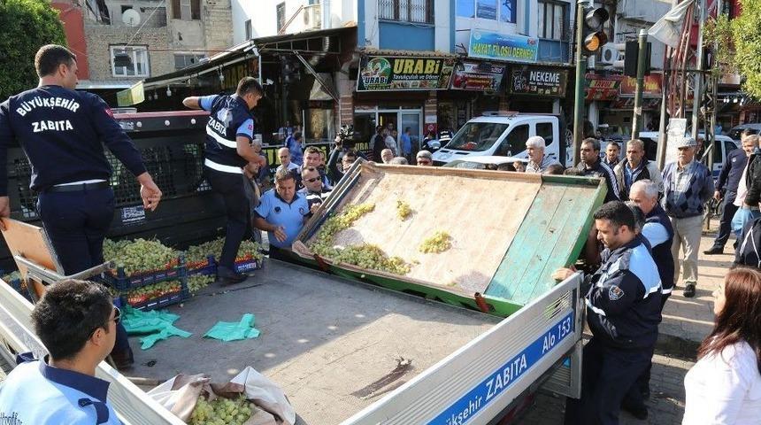 Adana&rsquo;da Zabıtadan Seyyar Operasyonu