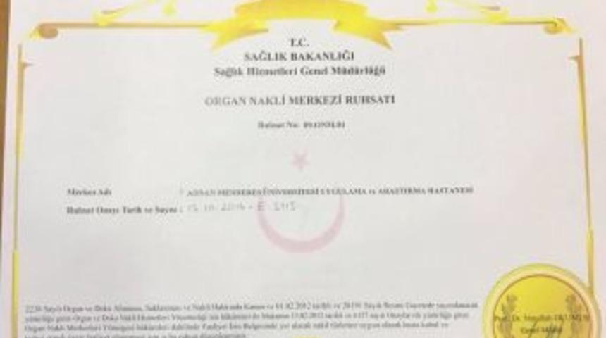 Ad&uuml;&rsquo;n&uuml;n Organ Nakli Hayali Ger&ccedil;ek Oldu