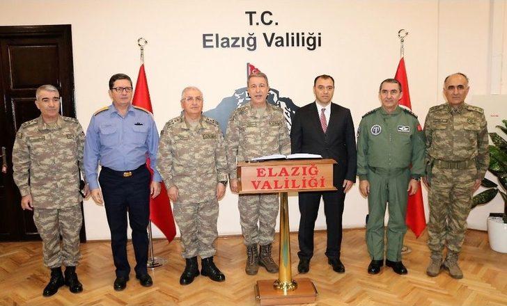 Genelkurmay Başkanı Akar Elazığ’da G5