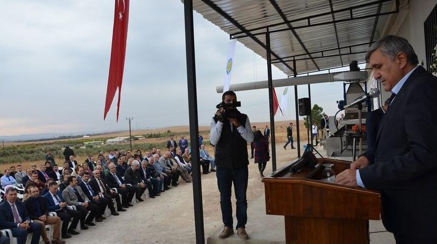 Harran &Uuml;niversitesinde G&uuml;nl&uuml;k 40 Ton İşleme Kapasiteli Zeytinyağı Tesisi Hizmete Girdi