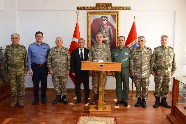 Genelkurmay Başkanı Akar, Tunceli Ve Erzincan Bölgelerinde İncelemelerde Bulundu