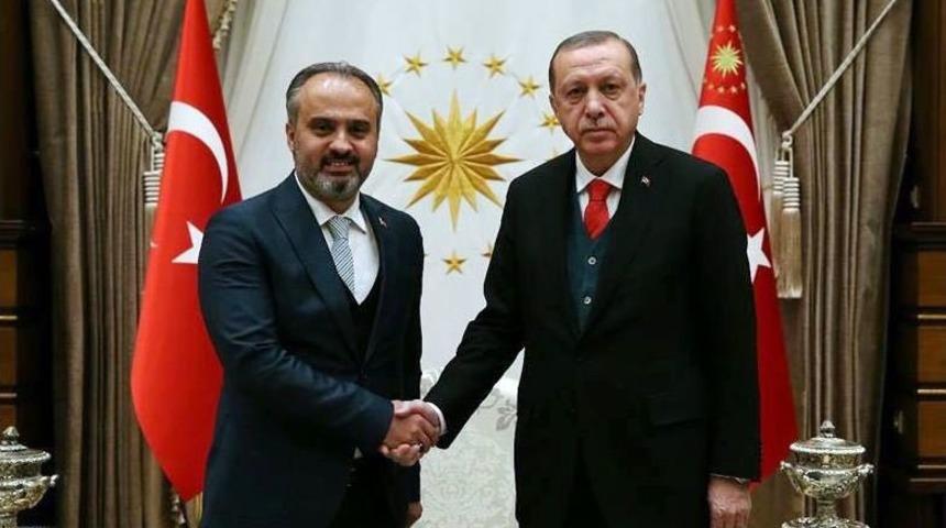 Bursa Belediye Başkanlarının Cumhurbaşkanı Ziyaret Fotoğrafı Yayınlandı