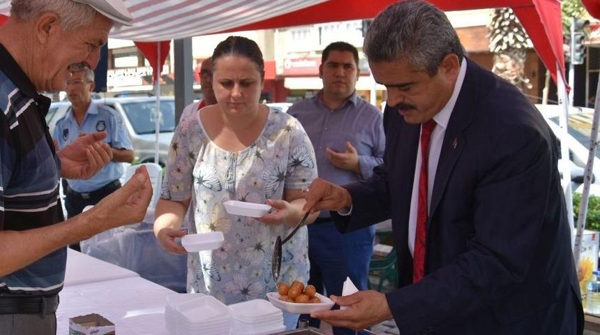 Nazilli&rsquo;de Şehitler İ&ccedil;in Lokma Hayrı Yapıldı