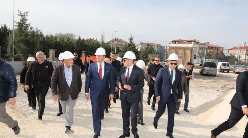 Kırklareli Valisi &Ccedil;ift&ccedil;i, Eğitim Yatırımlarını İnceledi