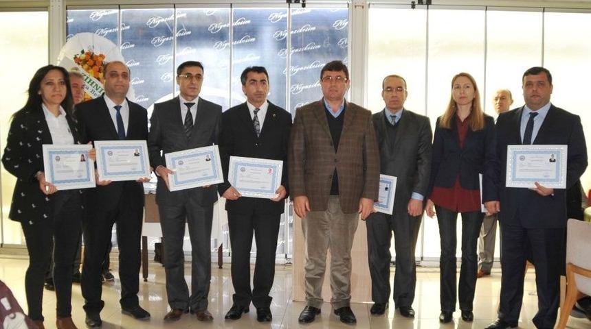 Bafra&rsquo;da Başarılı Polisler &Ouml;d&uuml;llendirildi