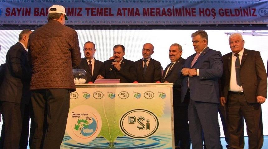 Orman Ve Su İşleri Bakanı Eroğlu Konya&rsquo;da 466 Milyon Liralık Tesisin Temelini Attı