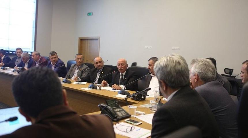 Büyükşehir Ve Saski Bürokratları Muhtarlarla Bir Araya Geldi