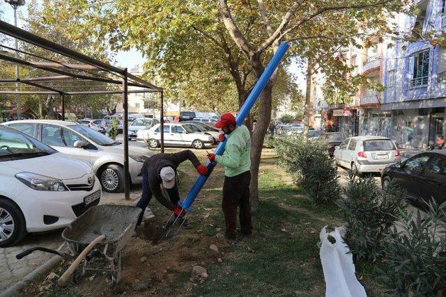 Yedi Eylül Mahallesinde Aydınlatma Çalışması