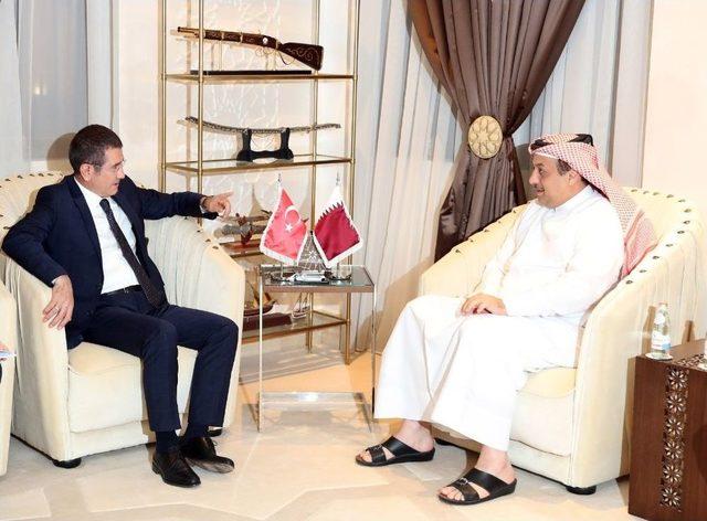 Milli Savunma Bakanı Canikli, Katarlı Mevkidaşıyla G&ouml;r&uuml;şt&uuml; 1