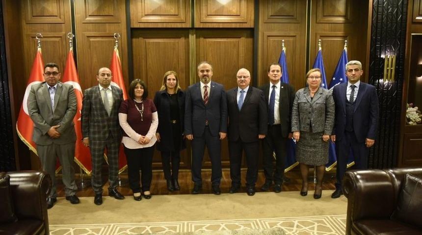 Başkan Aktaş&rsquo;ın Fransız Konukları