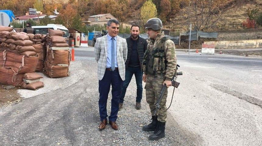 Kaymakam &Ouml;zkan&rsquo;dan G&uuml;venlik G&uuml;&ccedil;lerine Ziyaret