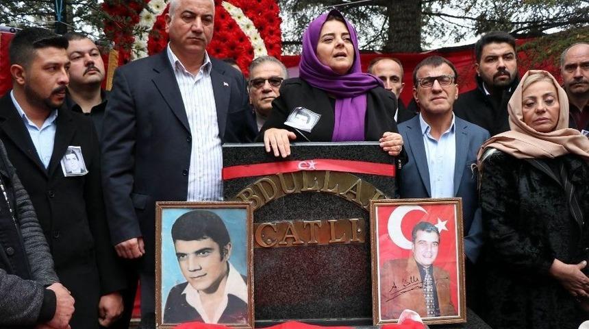 Abdullah &Ccedil;atlı Mezarı Başında Anıldı