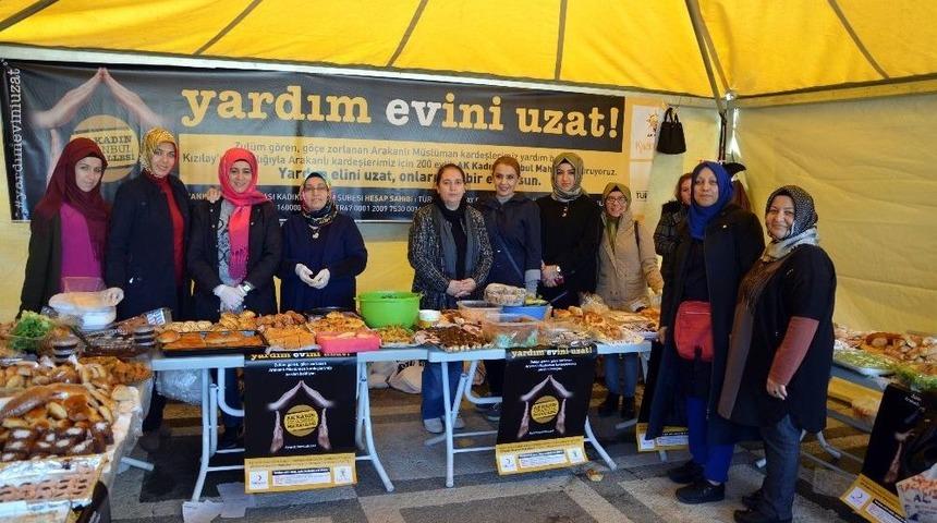 Ak Parti&rsquo;li Kadınlardan Arakanlı M&uuml;sl&uuml;manlar İ&ccedil;in Kermes