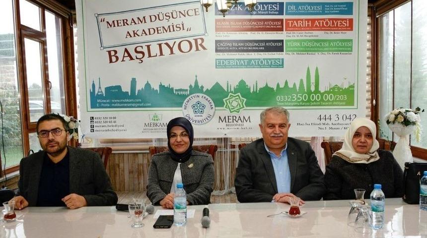 Meram D&uuml;ş&uuml;nce Akademisi Tanıtıldı