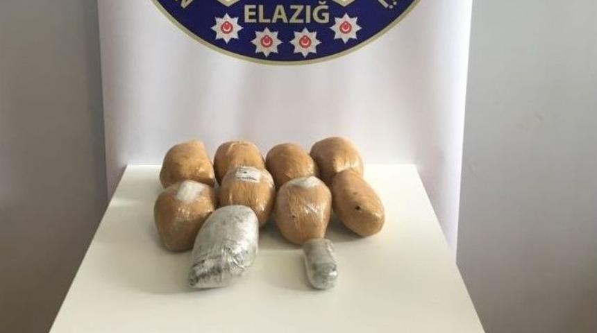 Elazığ&rsquo;da 9 Kilo Esrar Ele Ge&ccedil;irildi