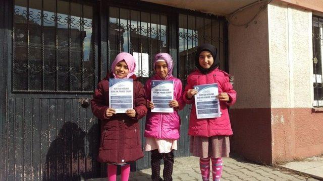 Ağrı’da Kur’an Meali Sınavı Yapıldı 1