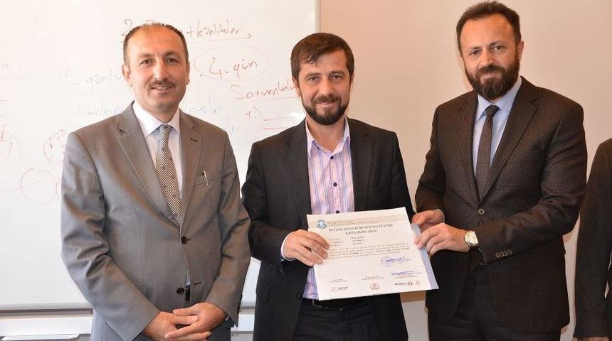 Sedep&rsquo;te İlk Sertifikalar Verildi