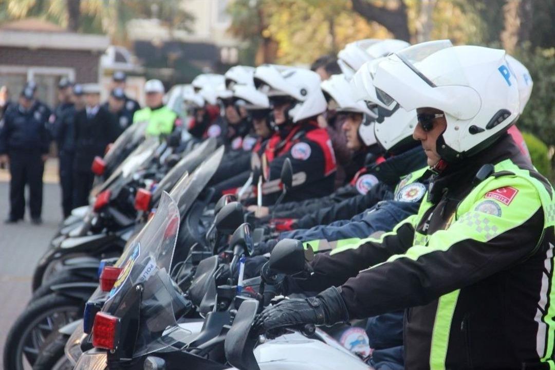 Motosikletli Polis Timleri G&ouml;reve Başladı