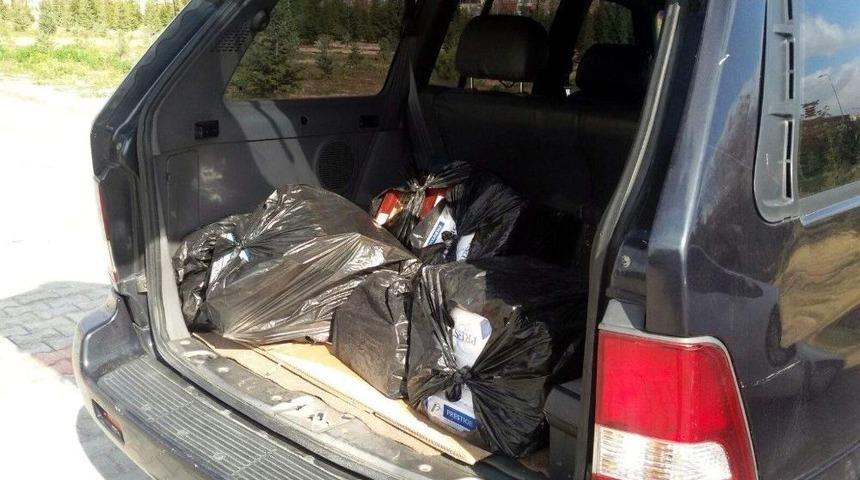 Kayseri&rsquo;de Bin 418 Paket Ka&ccedil;ak Sigara Ele Ge&ccedil;irildi