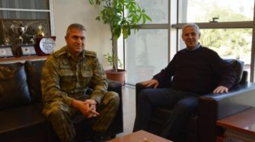 S&ouml;ke&rsquo;nin Yeni Garnizon Komutanından Başkan Toyran&rsquo;a Ziyaret