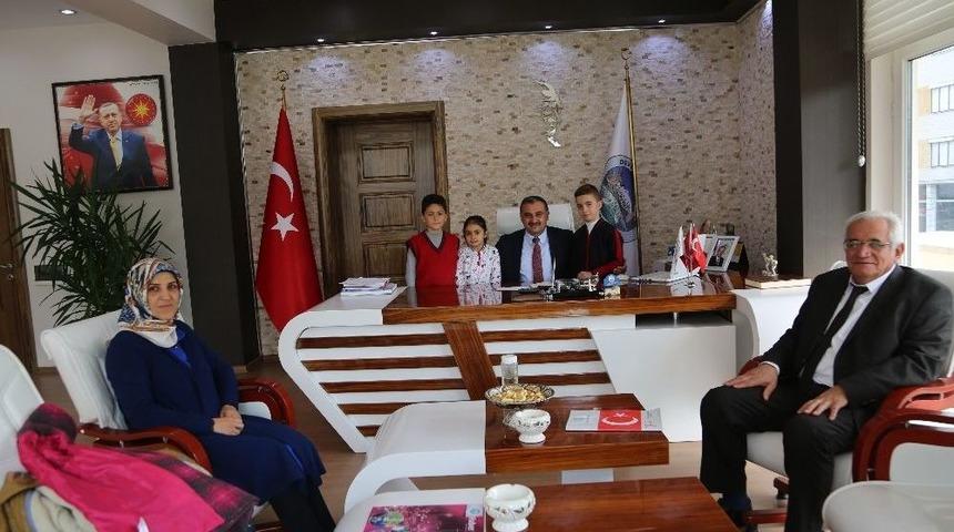 Seyrani İlkokulundan Başkan Cabbar&rsquo;a Ziyaret