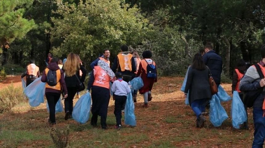 &lsquo;doğa İ&ccedil;in Pedal &Ccedil;evir&rsquo; Projesi Kapsamında Aydos Ormanı Temizlendi