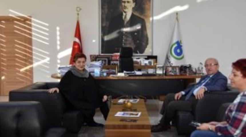 Başkan Albayrak’ Dilek Türker’i Ağırladı