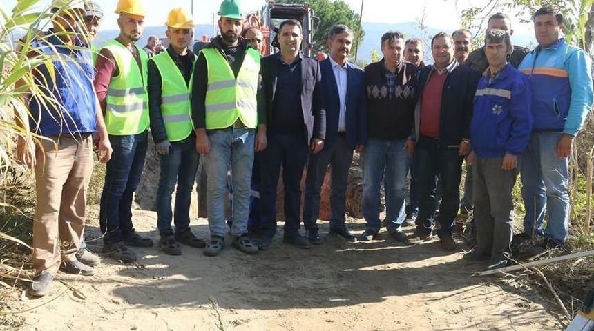 Bağarası&rsquo;nın Kanalizasyon Sorunu &Ccedil;&ouml;z&uuml;l&uuml;yor