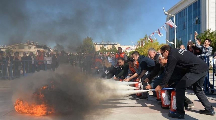 Muratpaşa&rsquo;da Yaygın Tatbikatı