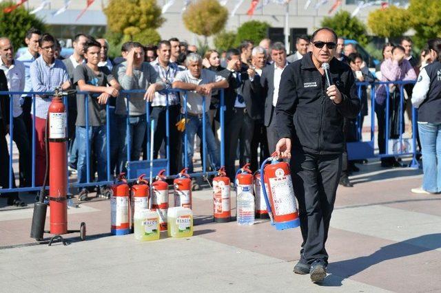 Muratpaşa’da Yaygın Tatbikatı