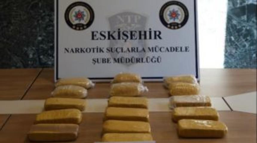 Eskişehir’de 8 Kilo 240 Gram Eroin Ele Geçirildi